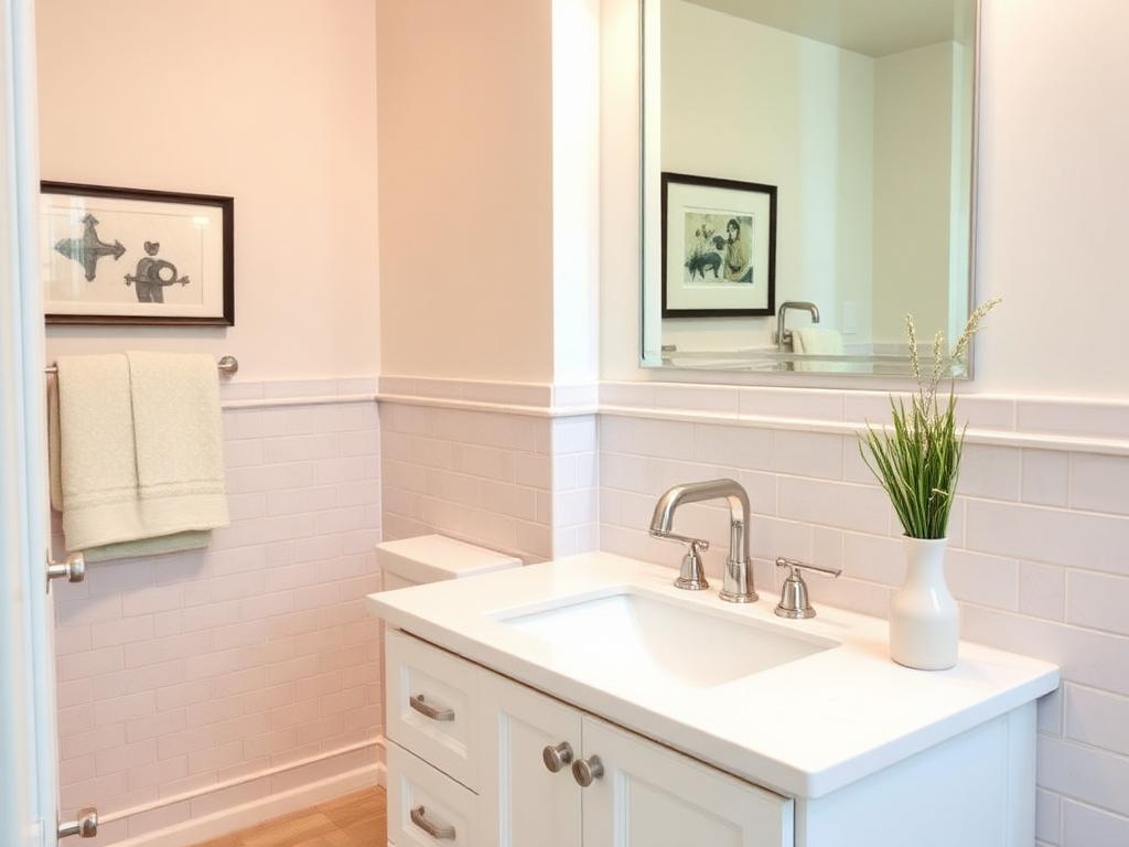 Bathroom Remodel & Upgrade — after, Bath & Kitchen project in Santa Ana, CA by Helping Hands Handyman