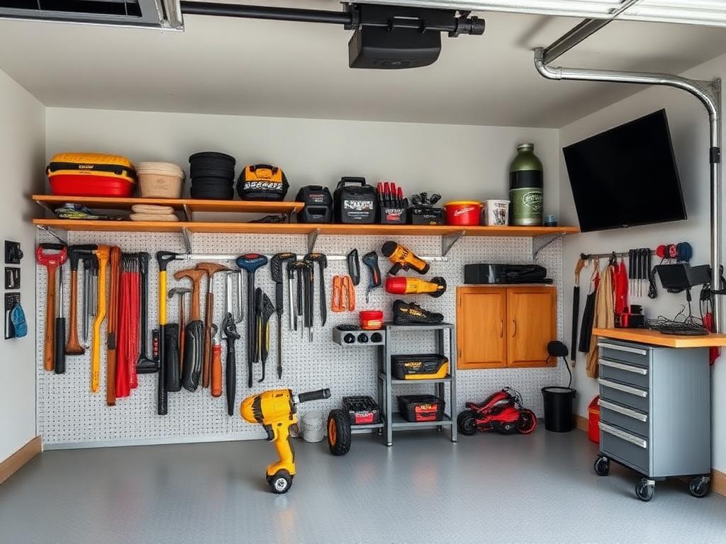 Custom Garage Storage Solution — Custom Solutions project in Anaheim Hills, CA by Helping Hands Handyman