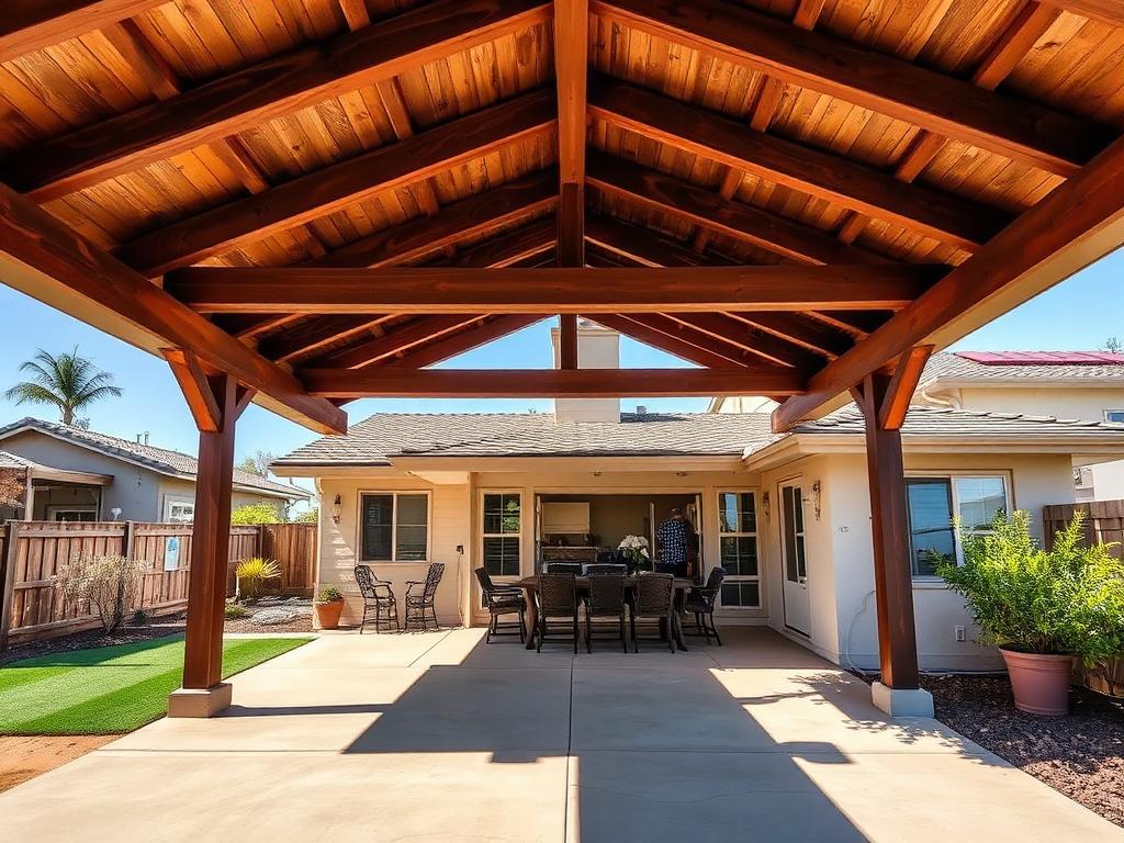 Patio Cover & Gate Repair — Fences & Patios project in Tustin, CA by Helping Hands Handyman
